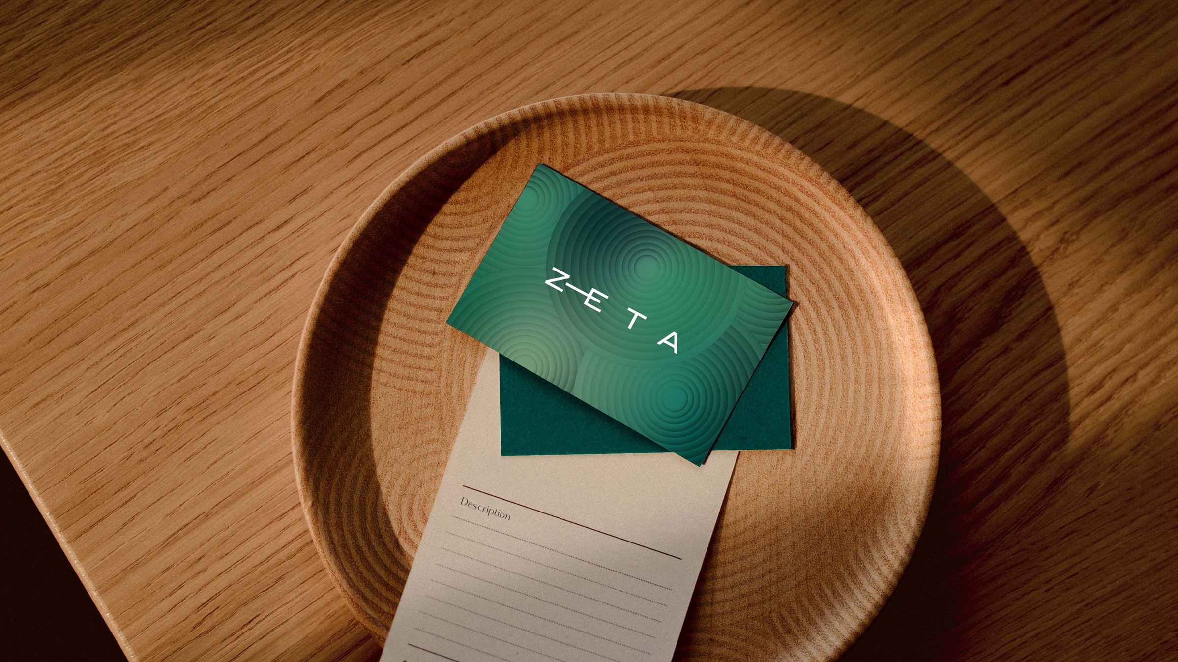 The Zeta business card
